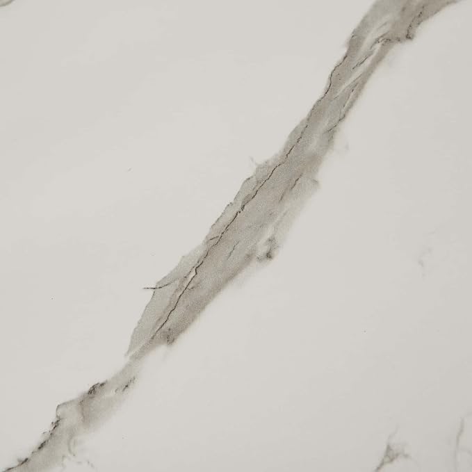 Clear & White Marble