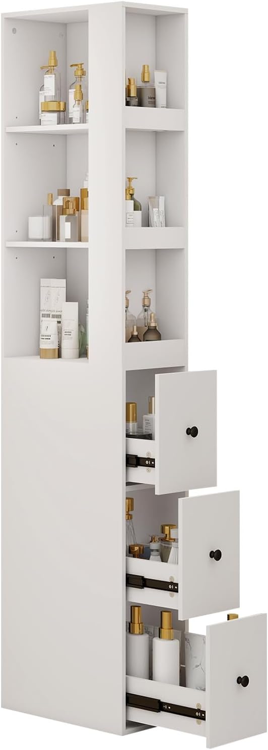 White With Side Rack
