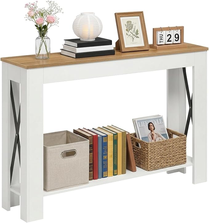 White + Light Walnut