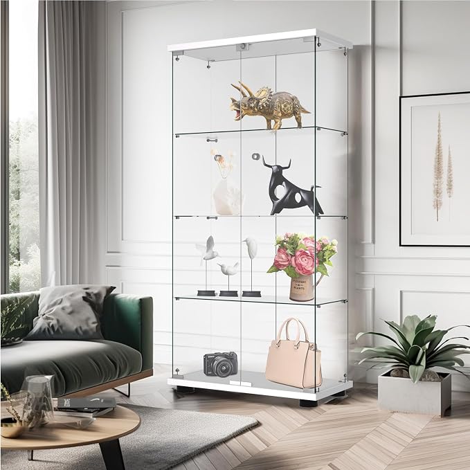 2-door 4-shelf, White