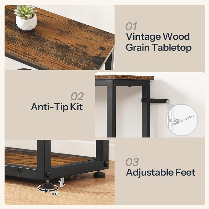 Rustic Brown + Black