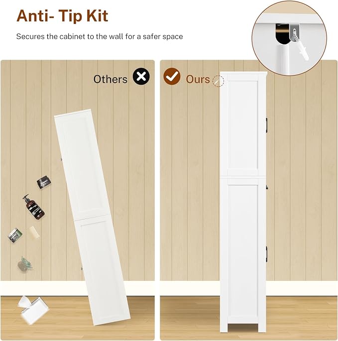 White, Door Shelves