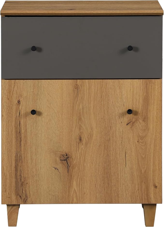 Oak Brown&dark Grey