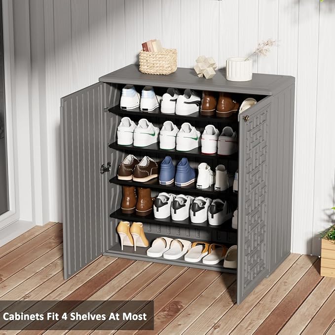 2 Shelves-black