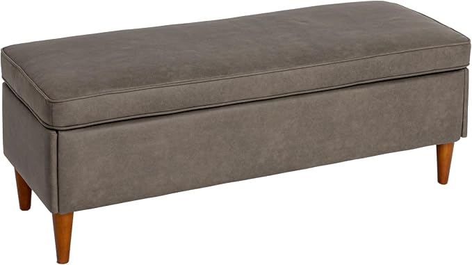 Grey Vegan Leather