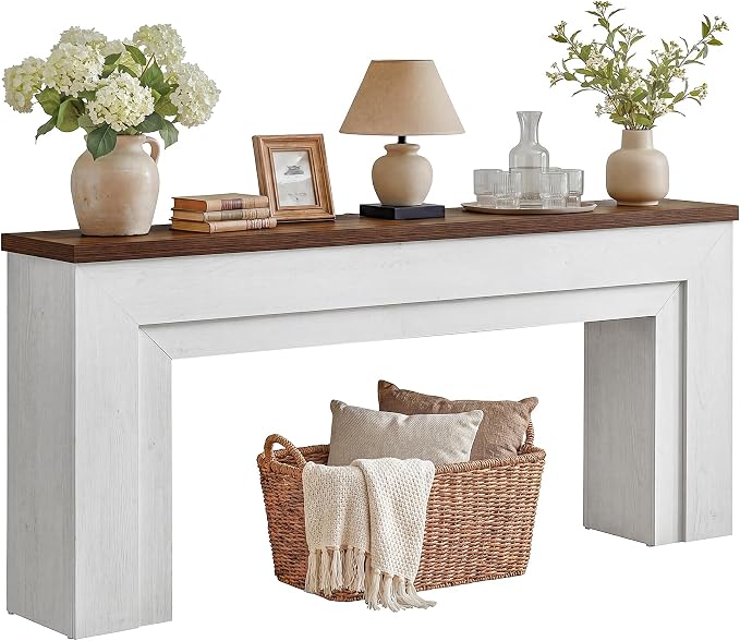 White & Walnut