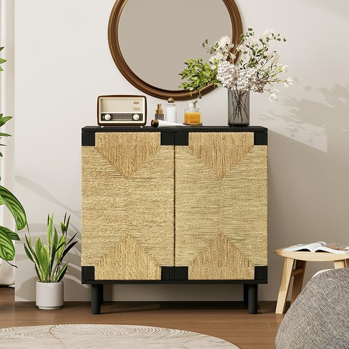 Black Cabinet - 2 Pc