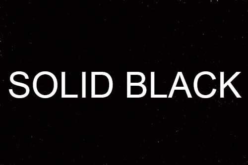 Solid Black