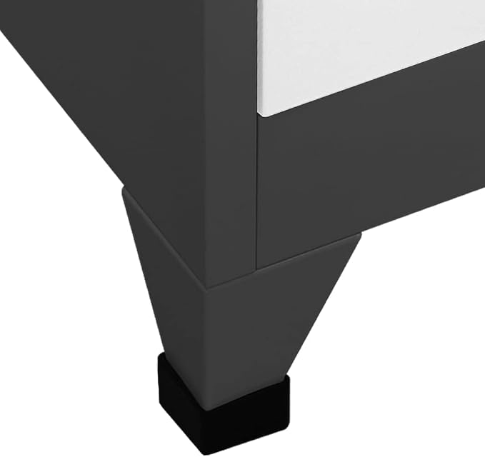 Anthracite and White