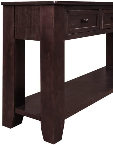 Espresso + Solid Wood