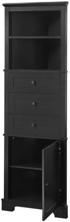 Black 3 Drawers