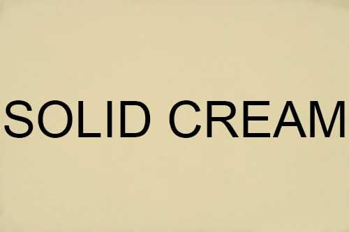 Solid Cream