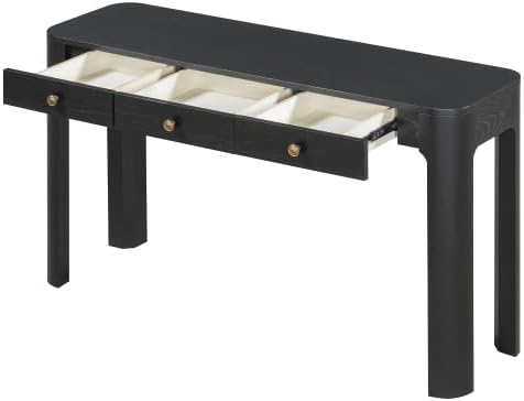 Black 3 Drawers