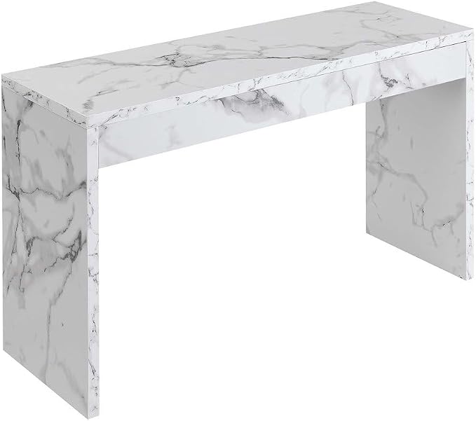 White Faux Marble