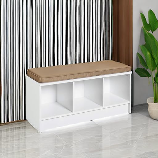 White With Tan Cushion