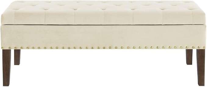 Cream Storage Bench