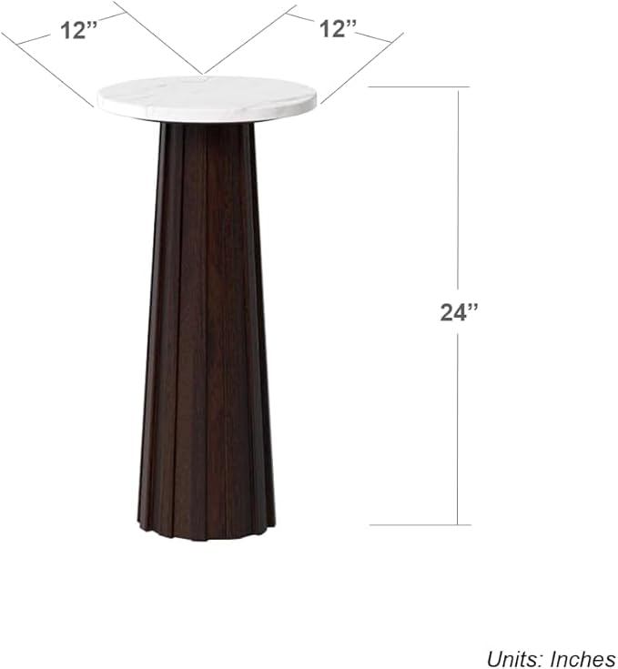 Walnut With Marble Top