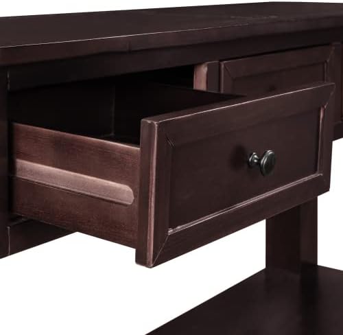 Espresso + Solid Wood