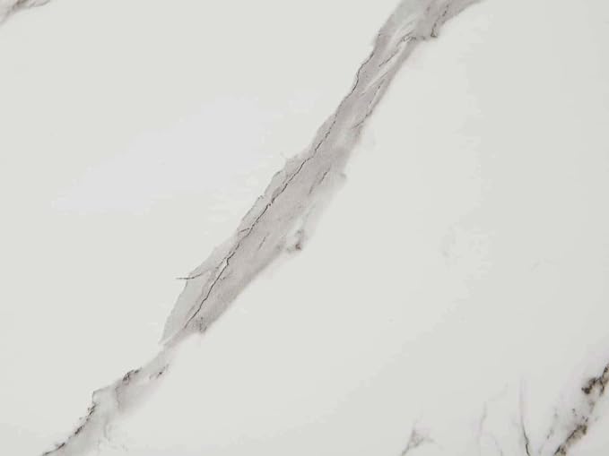 Clear & White Marble