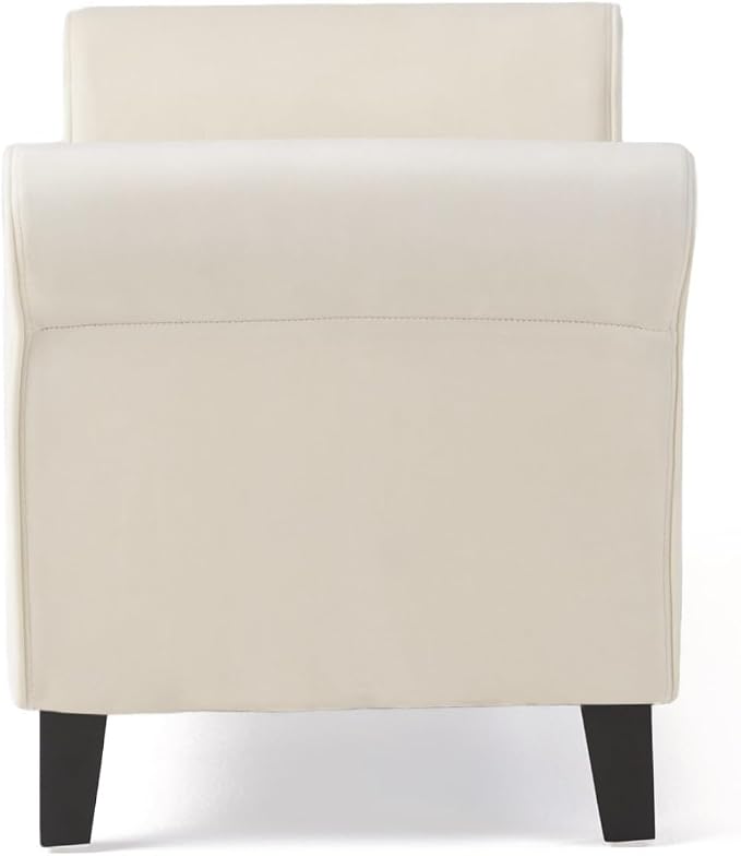 Beige 50''w With Rolled Arms