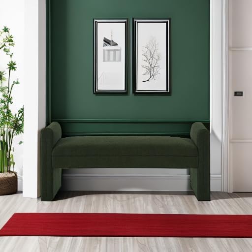 Dark Green Teddy Bench