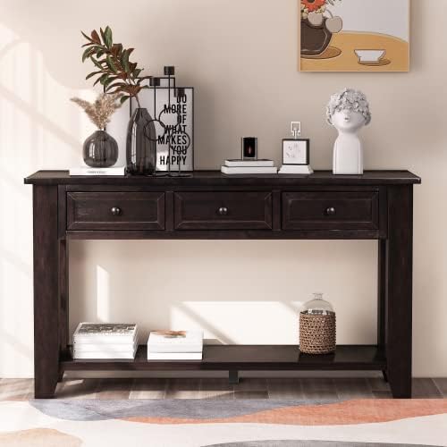 Espresso + Solid Wood