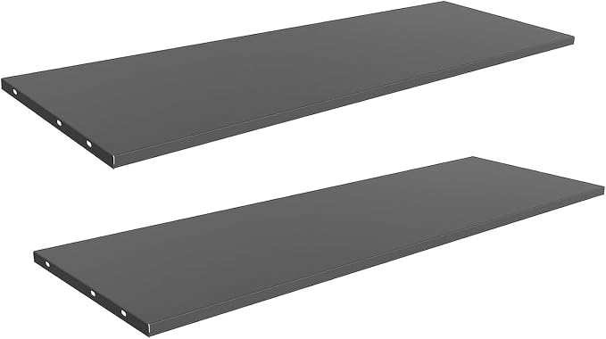 2 Shelves-black
