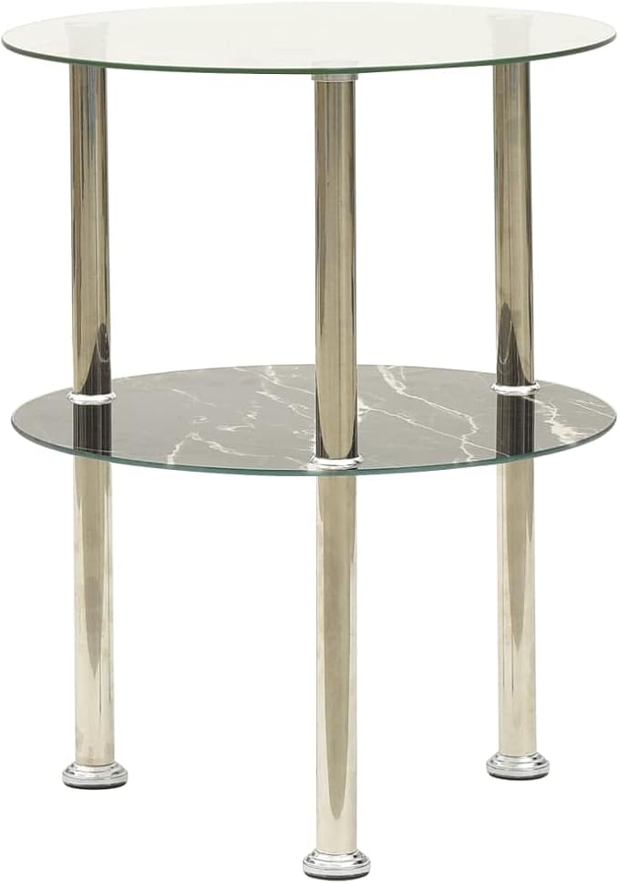 Transparent and Black Marble