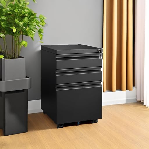 Black 3-drawer