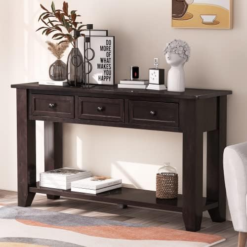 Espresso + Solid Wood