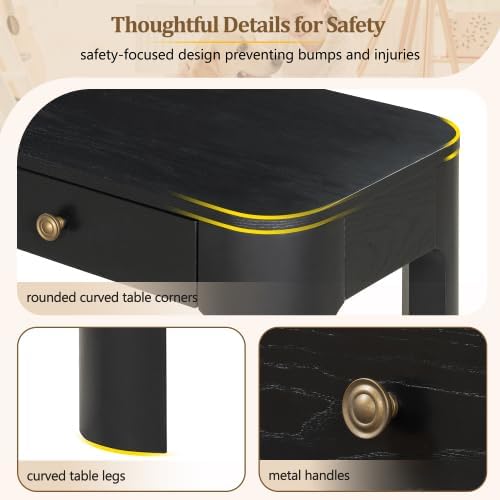 Black 3 Drawers
