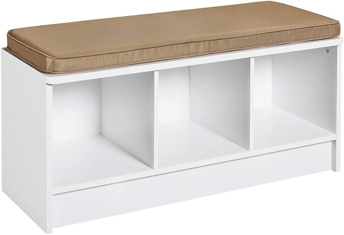 White With Tan Cushion