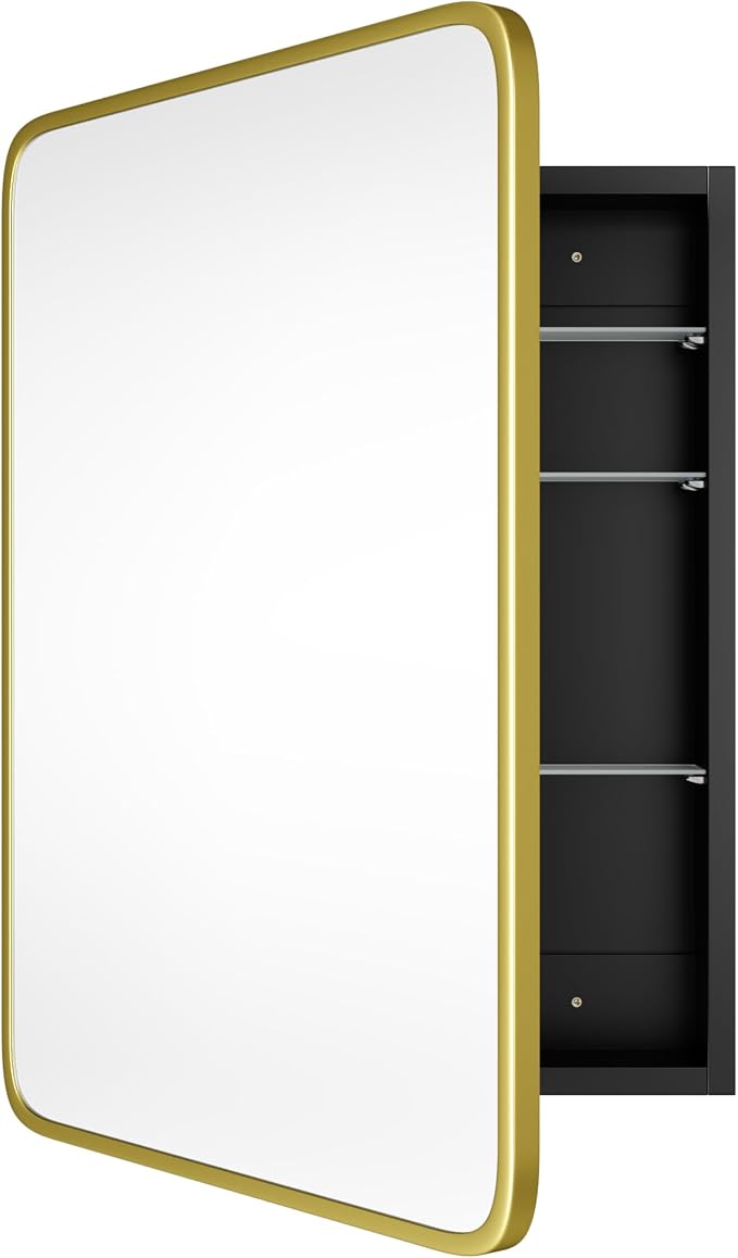 Brushed Gold Metal Frame