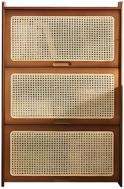 Door Material: Rattan; Color: Brown