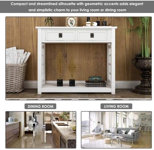 White + Solid Wood