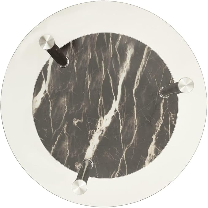 Transparent and Black Marble