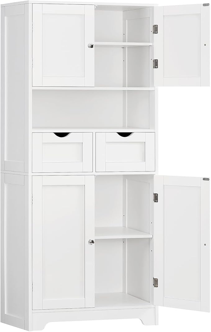 White 2 Drawers