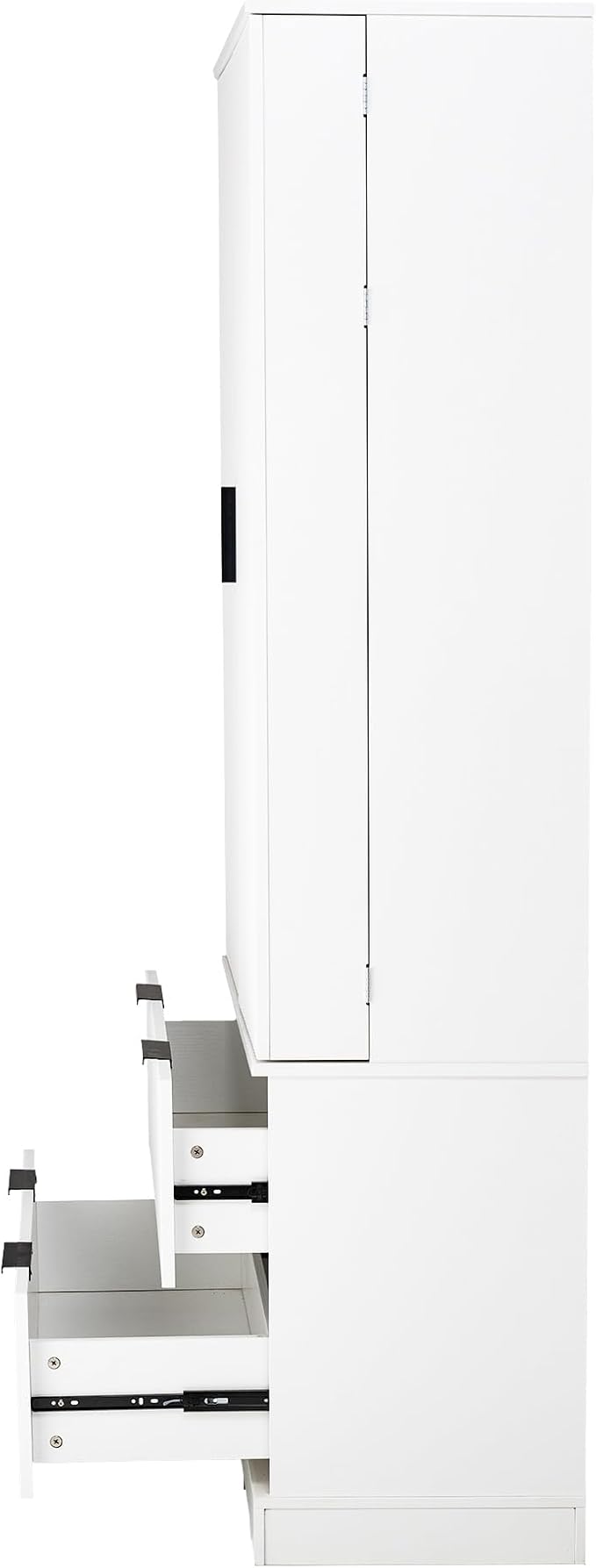2 Drawers Below-white