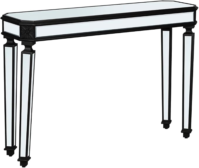 Silver Mirrored With Black Legs