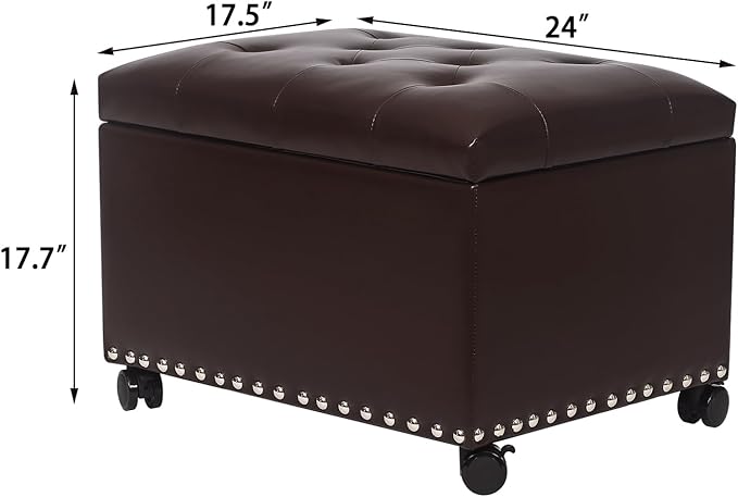 Brown With Casters