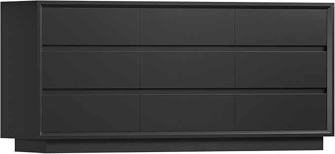 Black, 9 Drawers