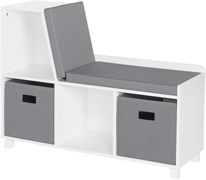 Pure White With Gray Bins