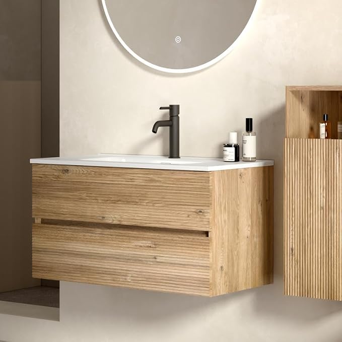 Rough Oak / Single Hole