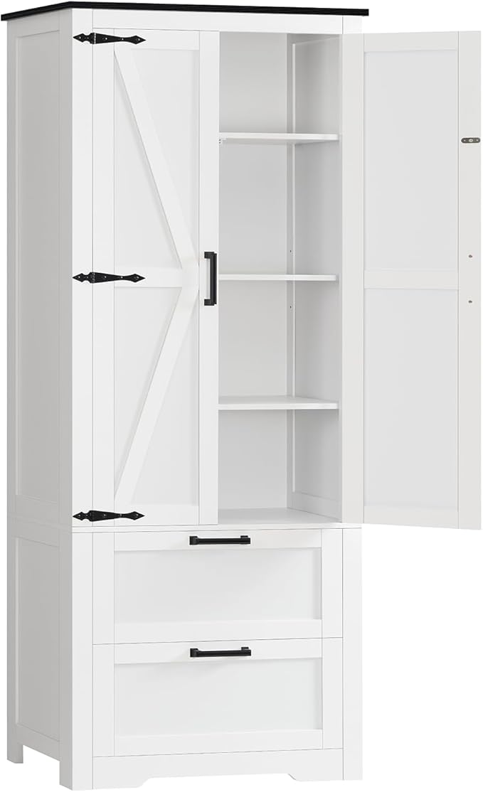 White,2drawers