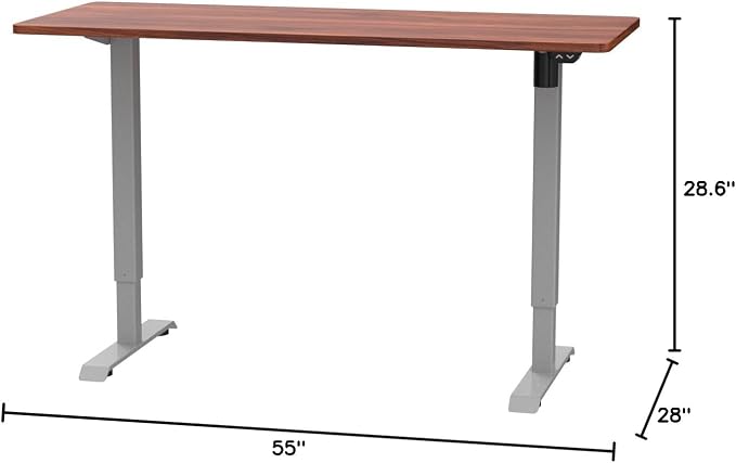 Gray Frame + Mahogany Top
