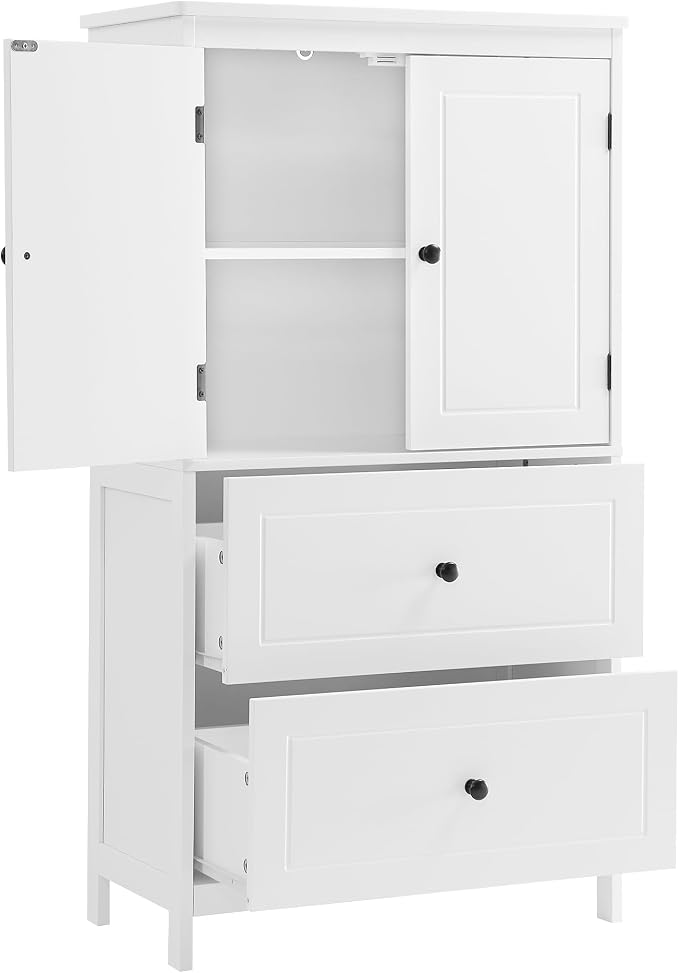 White(2 Doors & 2 Drawers)
