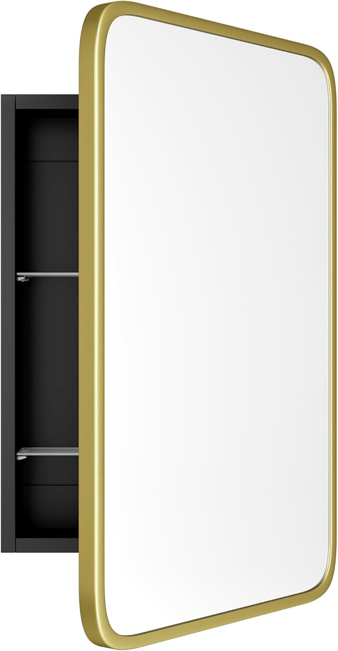 Brushed Gold Metal Frame