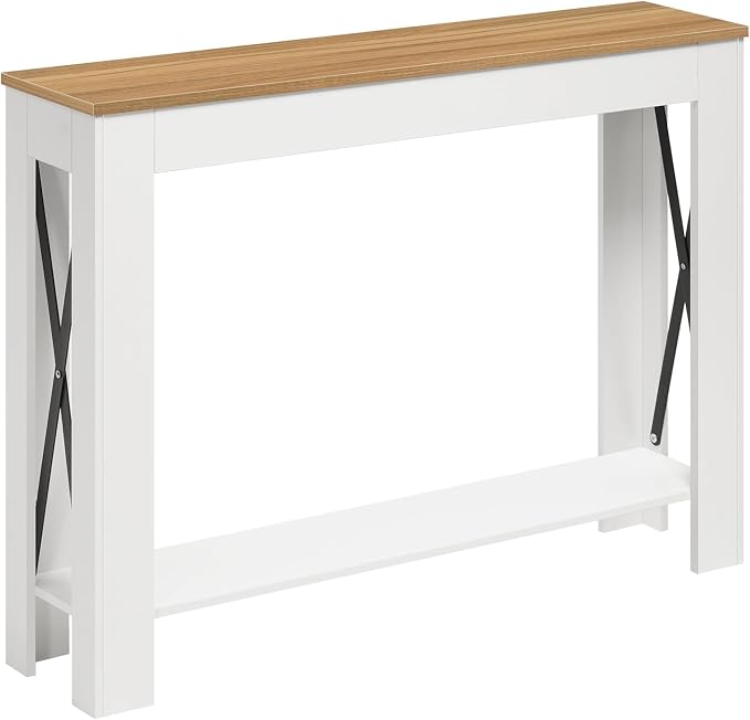 White + Light Walnut
