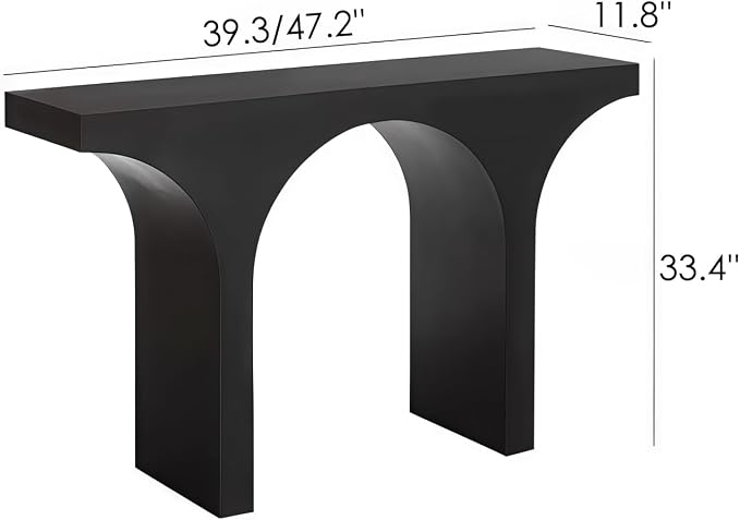 Bridge-shaped, Black