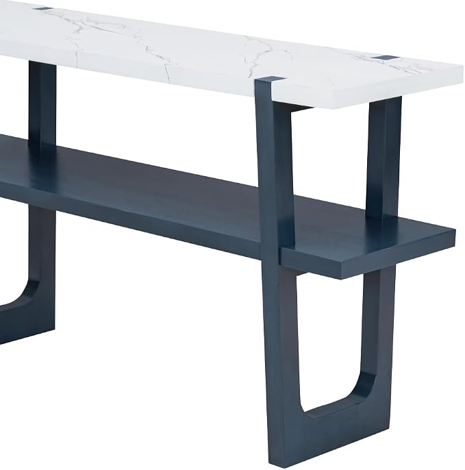 Navy + Solid Wood+mdf